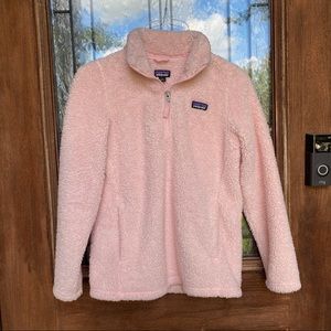 Girls Pink Patagonia Los Gatos Fleece